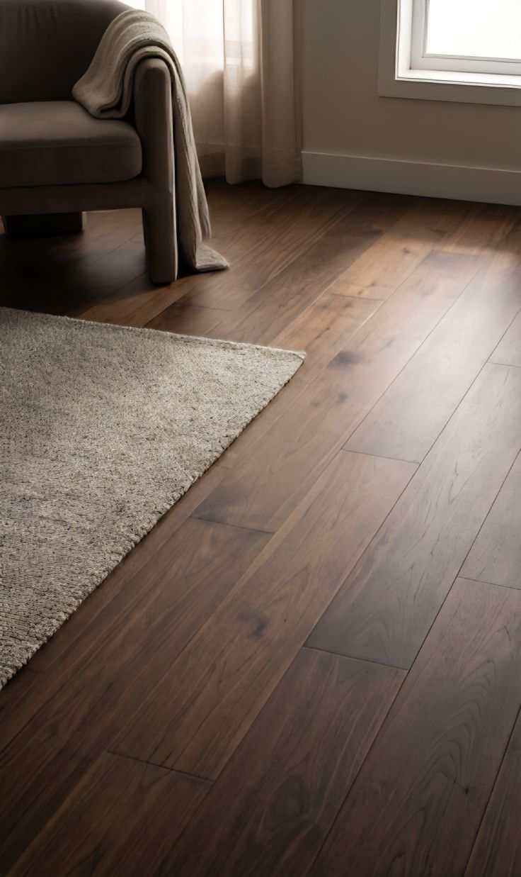 Moody Modern Luxe Wooden Flooring That Instantly Feels Warm and Expensive