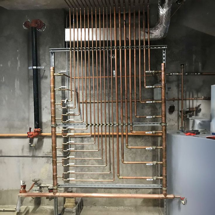 That's some impressively organized plumbing